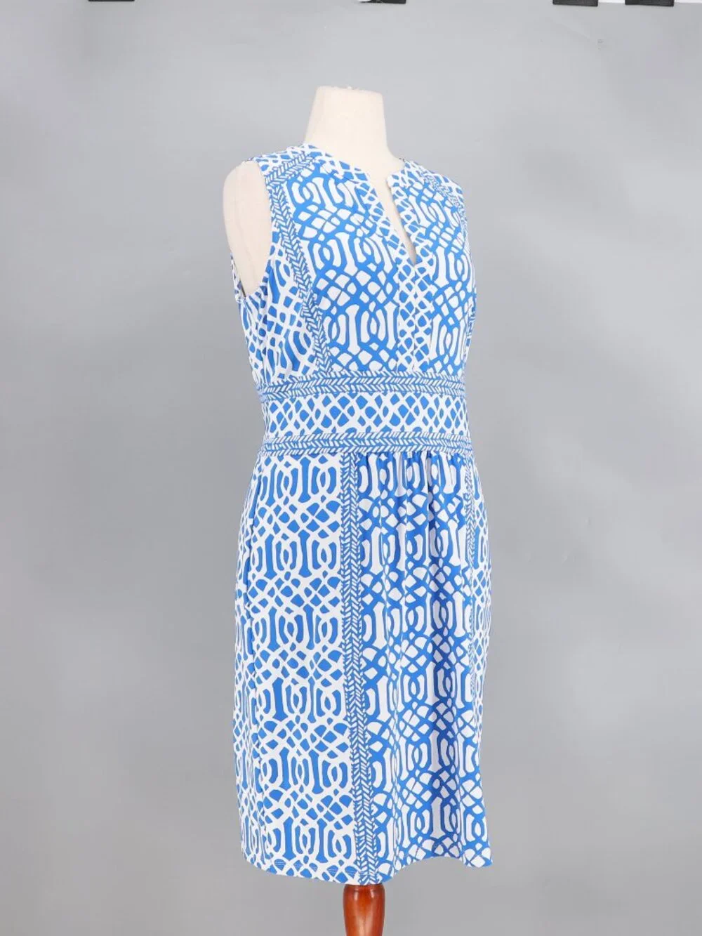 J. MCLAUGHLIN Lola Sleeveless Geometric Print Catalina Cloth Dress Size XL